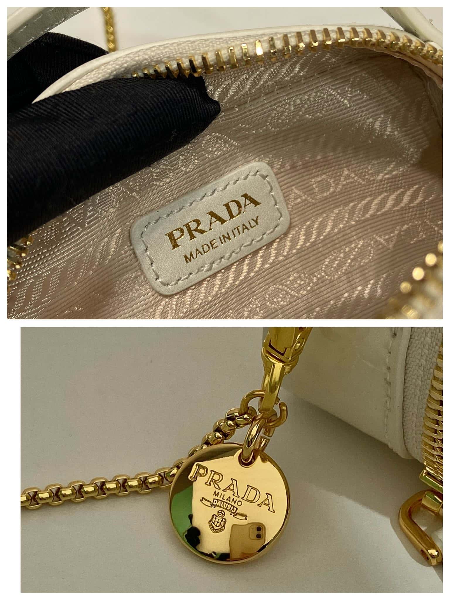 PRADA   mini straddle bag