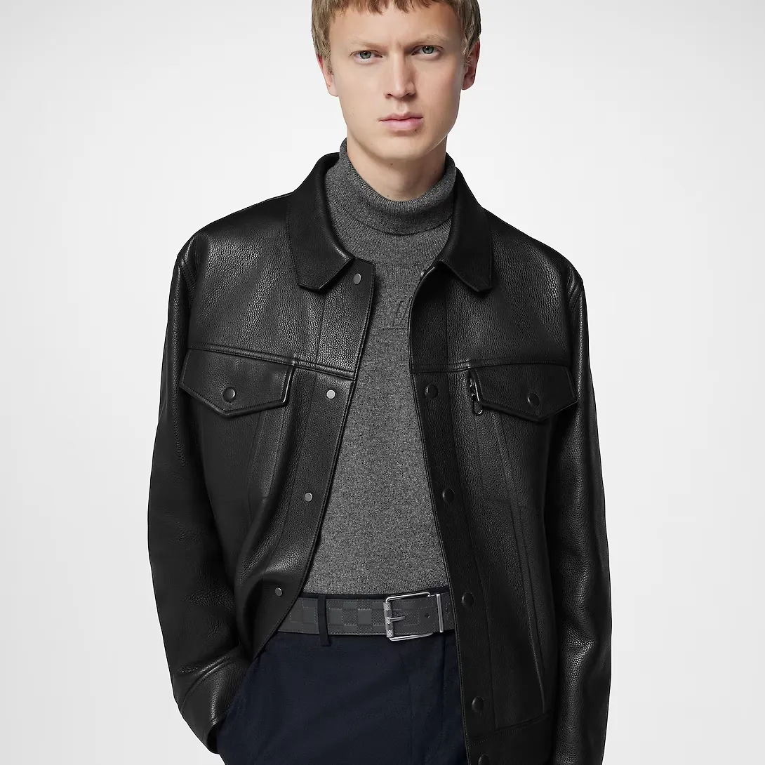 Damier Print 40MM Reversible