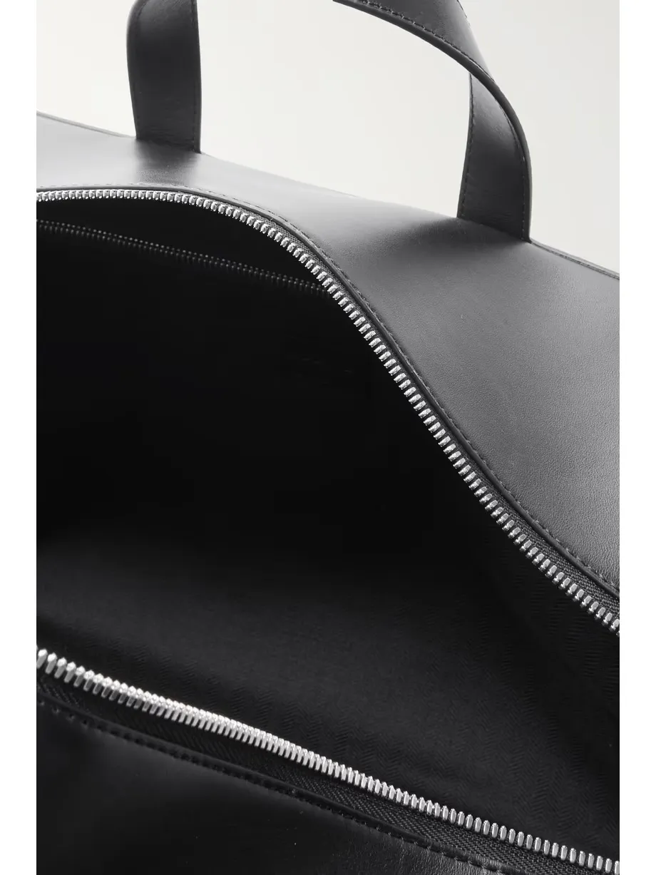 Puzzle Fold large convertible leather weekend bag