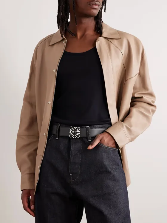 4cm Reversible Leather Belt