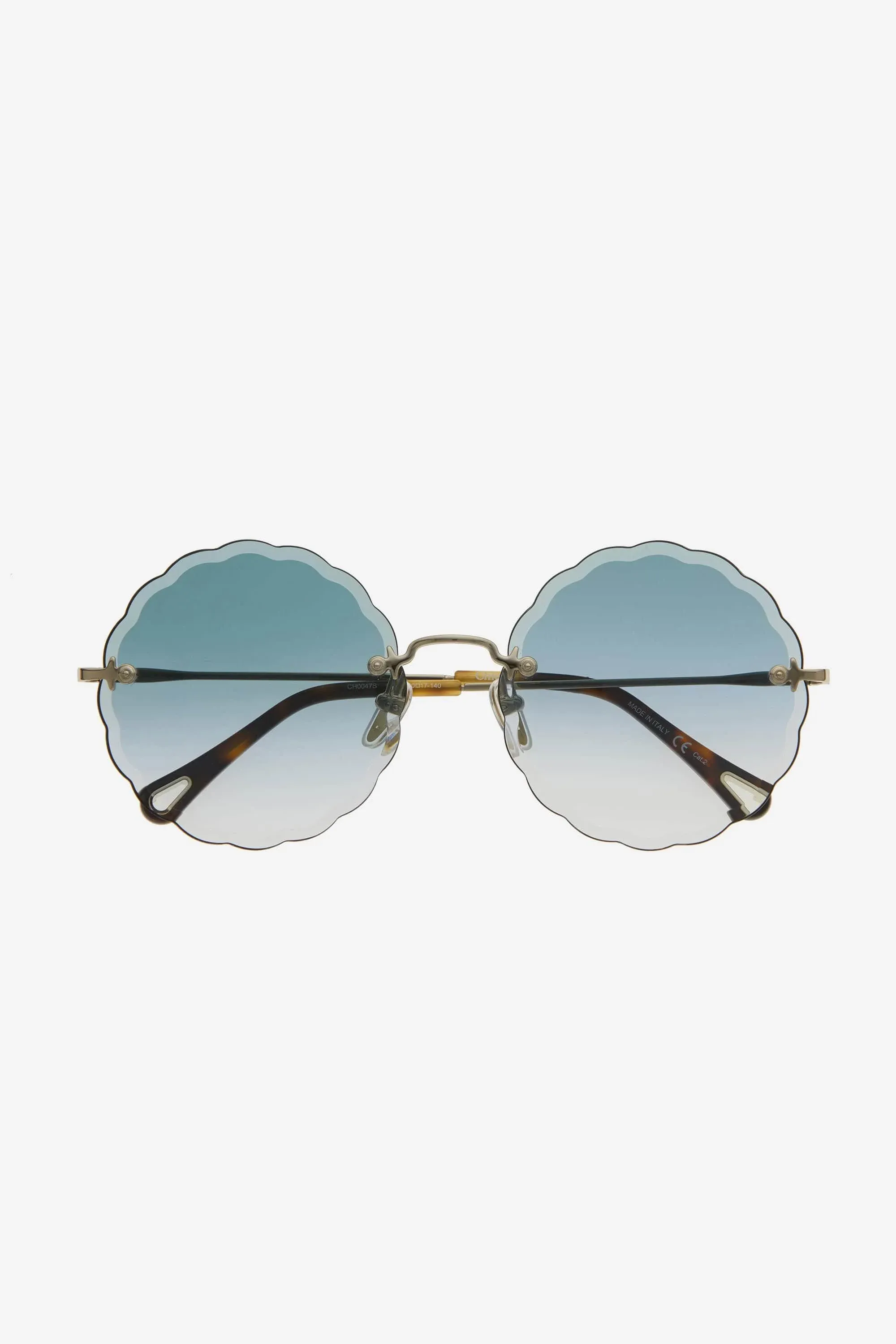 Chloe rosie blue femenine sunglasses