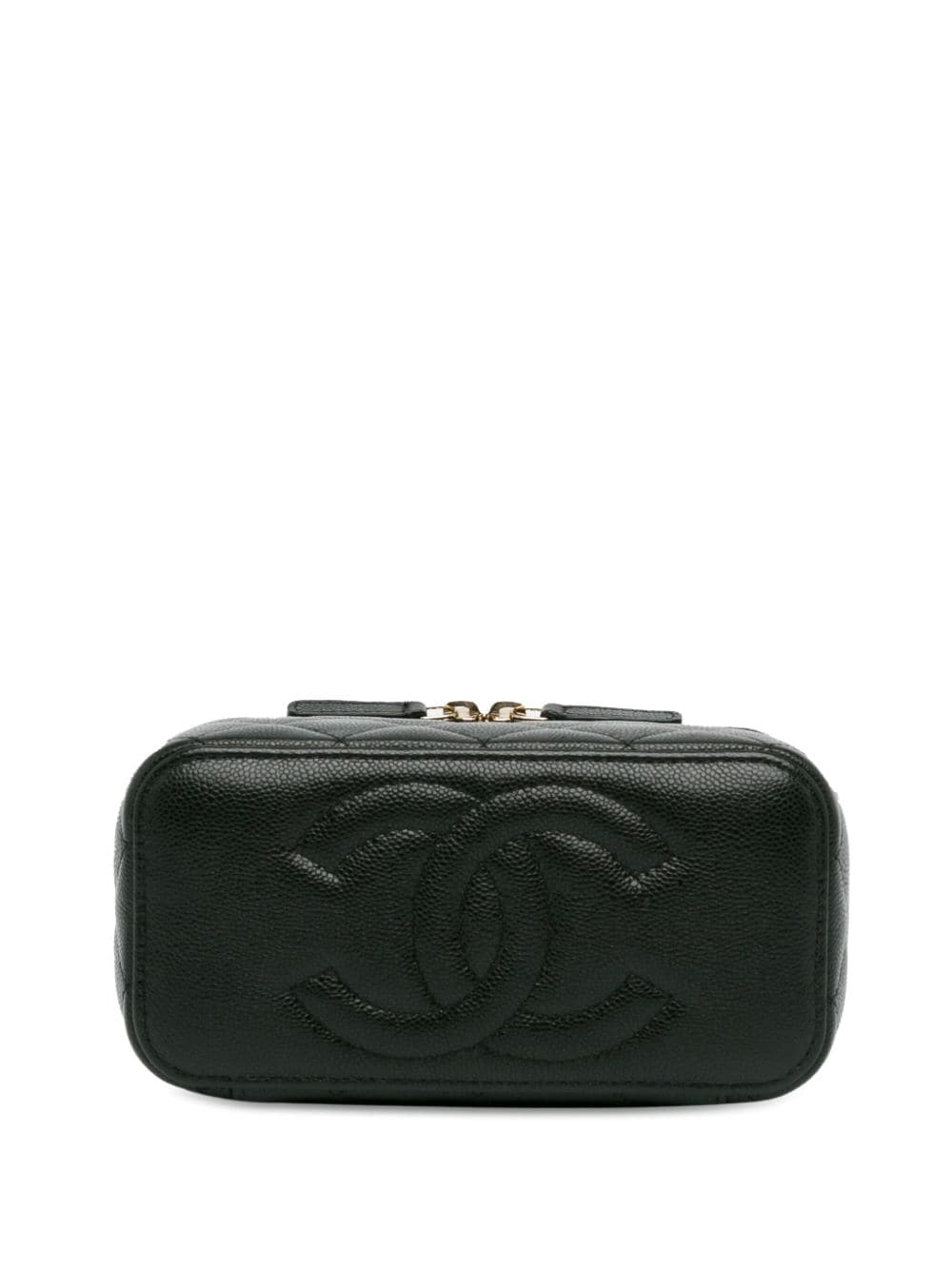 CC Caviar Leather vanity bag
