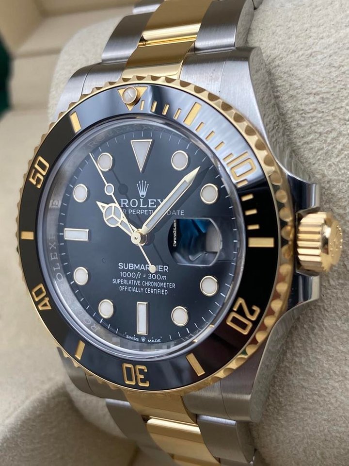 Submariner Date 41mm Black Dial Two Tone 126613LN 2021 Unworn