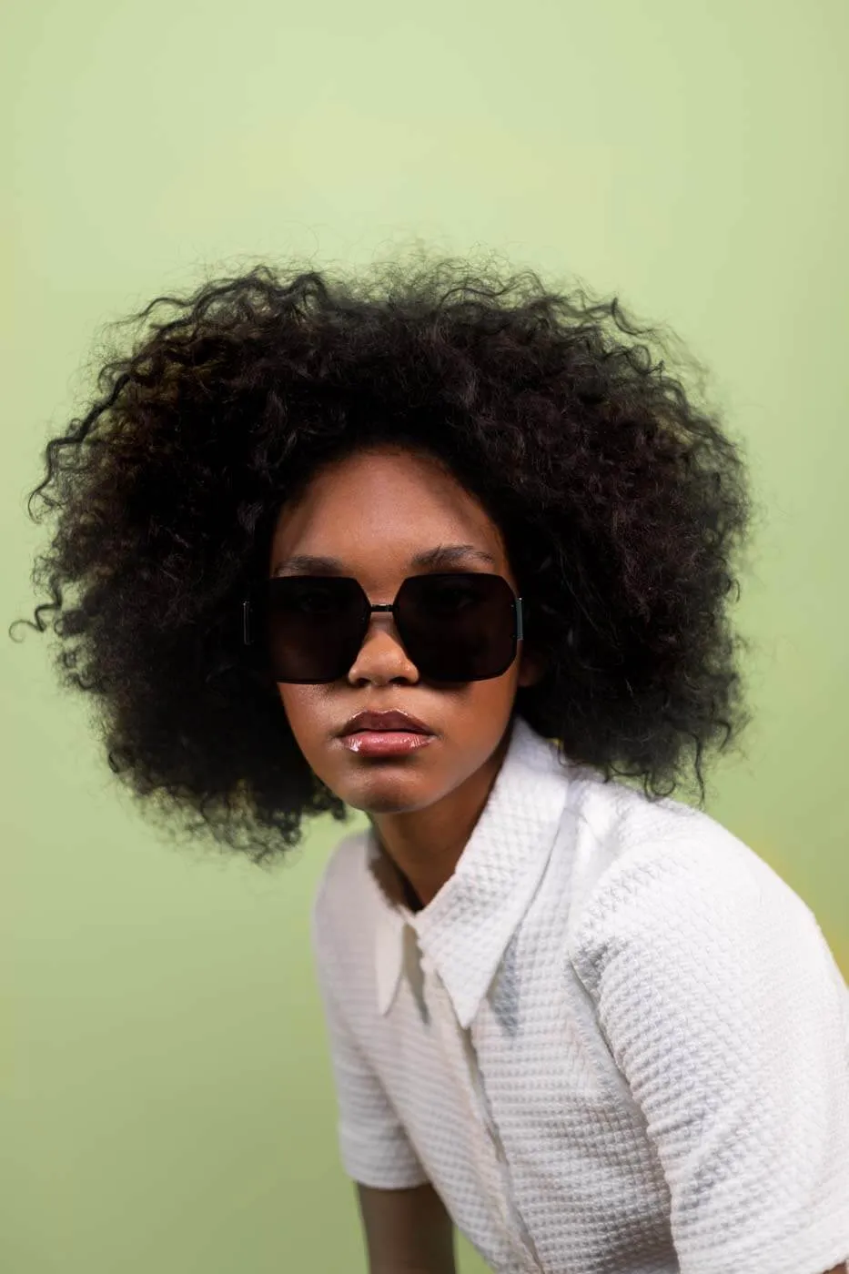 Bottega Veneta oversized squared sunglasses