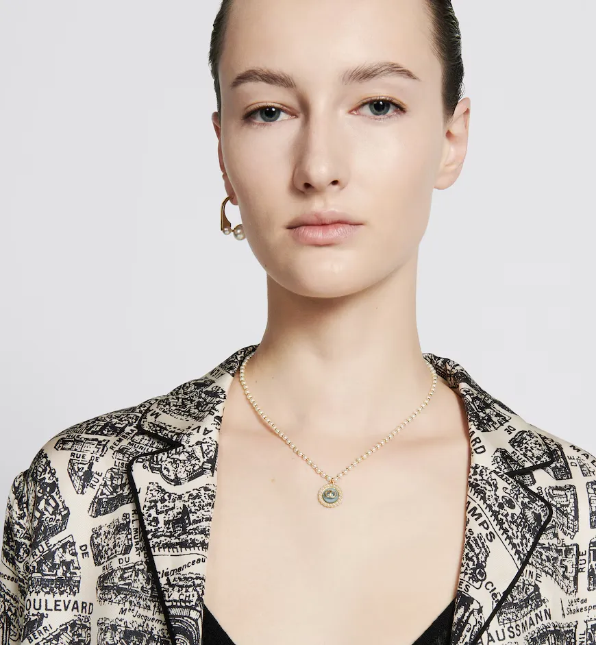 Petit CD Baroque Necklace