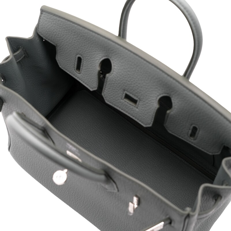 Vert Amande Togo Birkin 25 Palladium Hardware