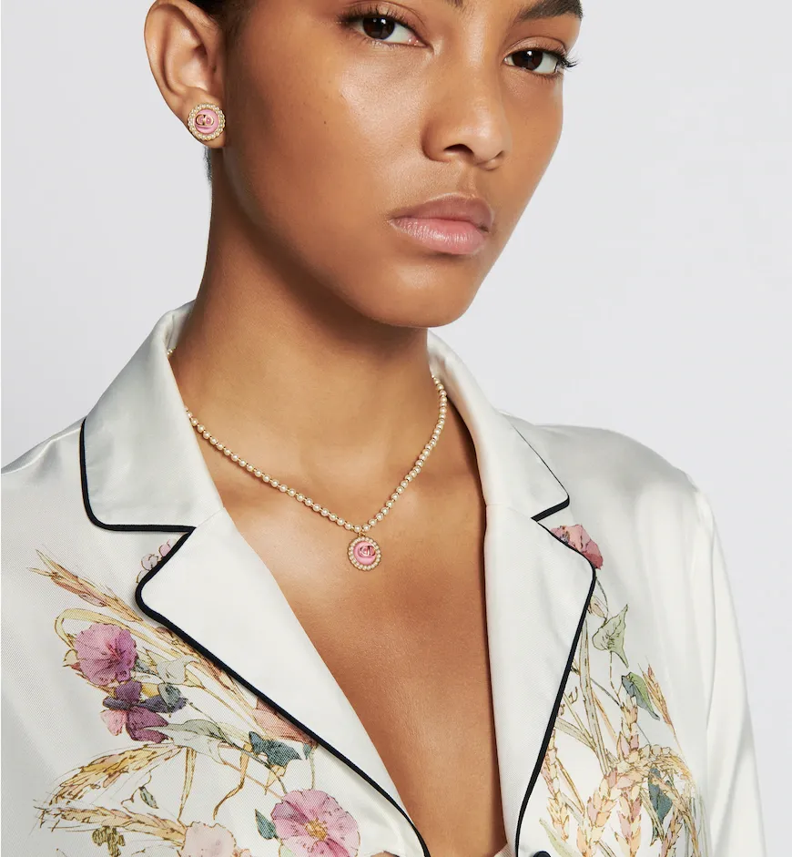 Petit CD Baroque Necklace