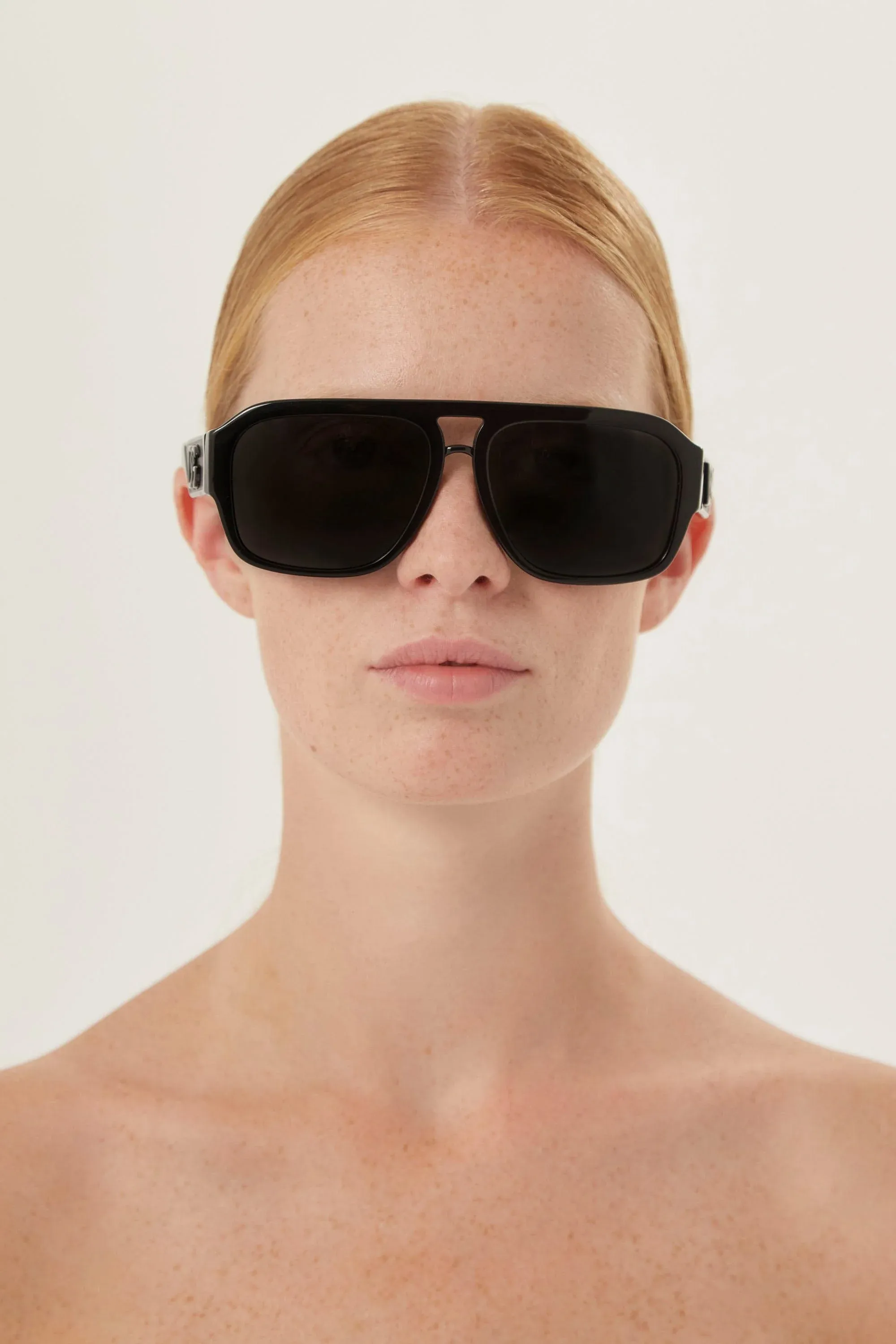 Dolce&Gabbana black pilot sunglasses