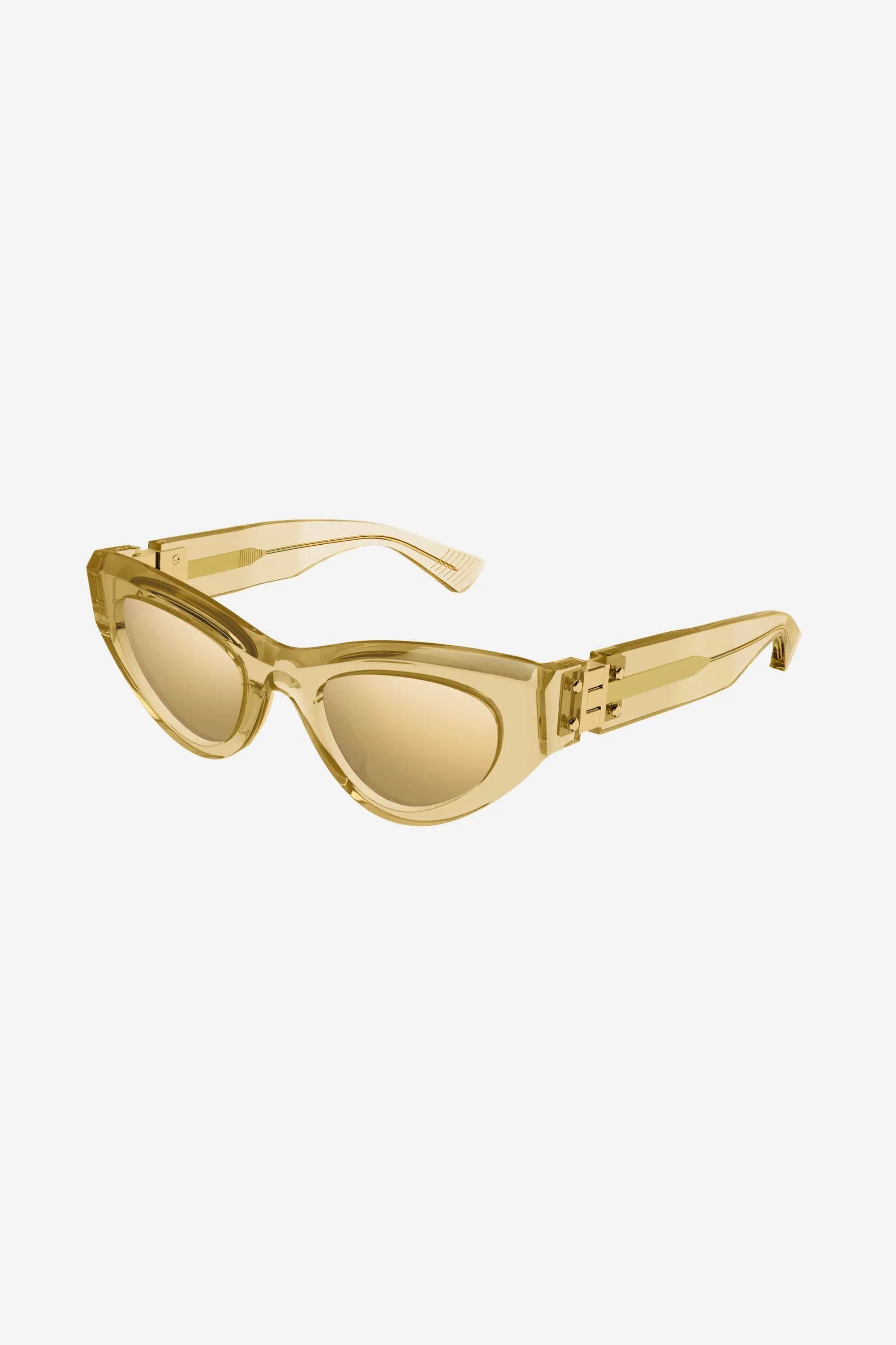 Bottega Veneta gold cat eye sunglasses