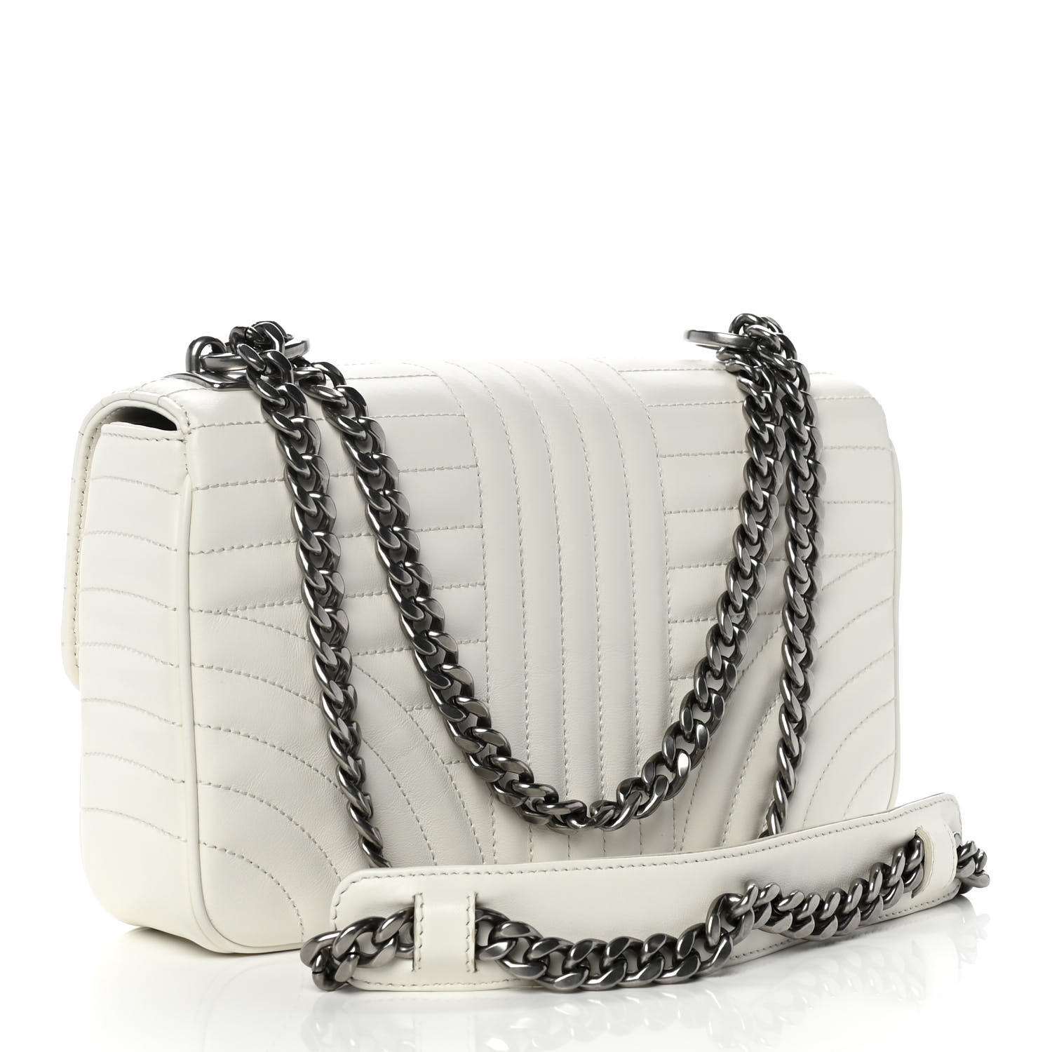 Prada Medium Diagramme Bag in White