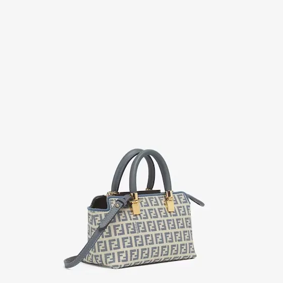 FENDI By The Way Mini Small FF fabric Boston bag