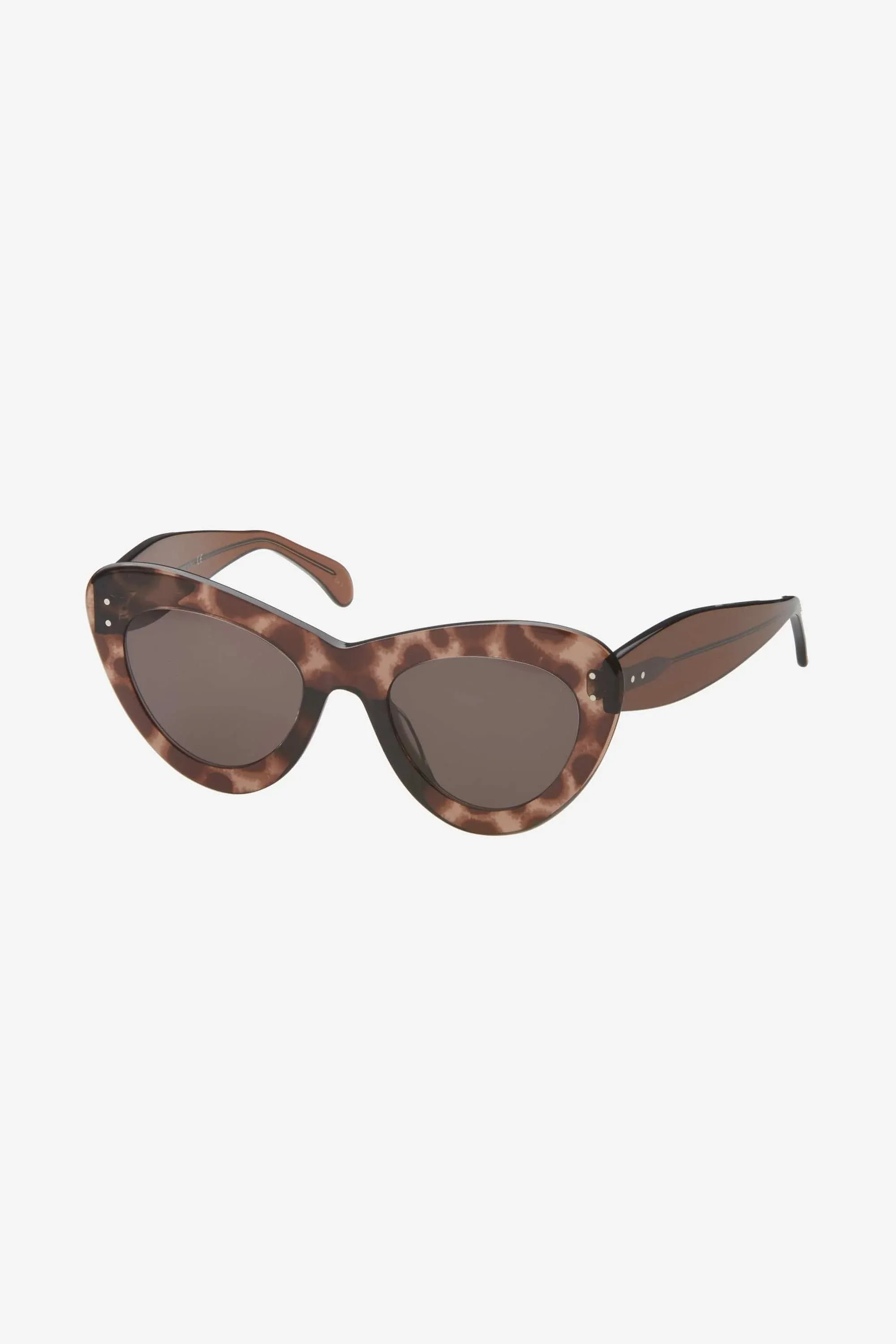 Alaia oversized brown cat-eye sunglasses