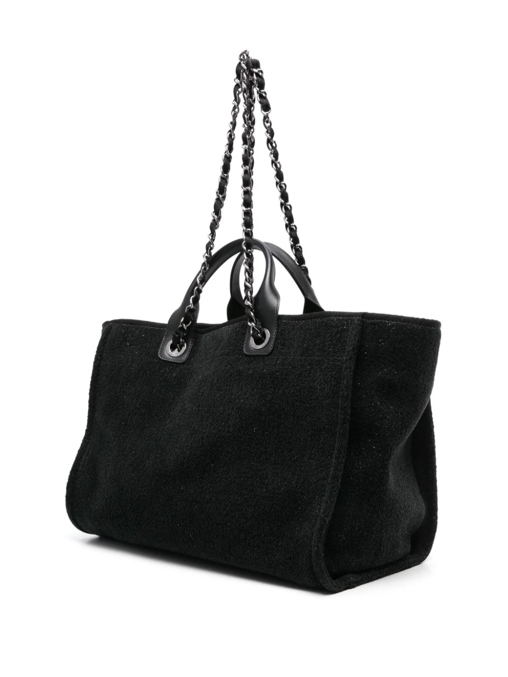 Deauville tweed tote bag