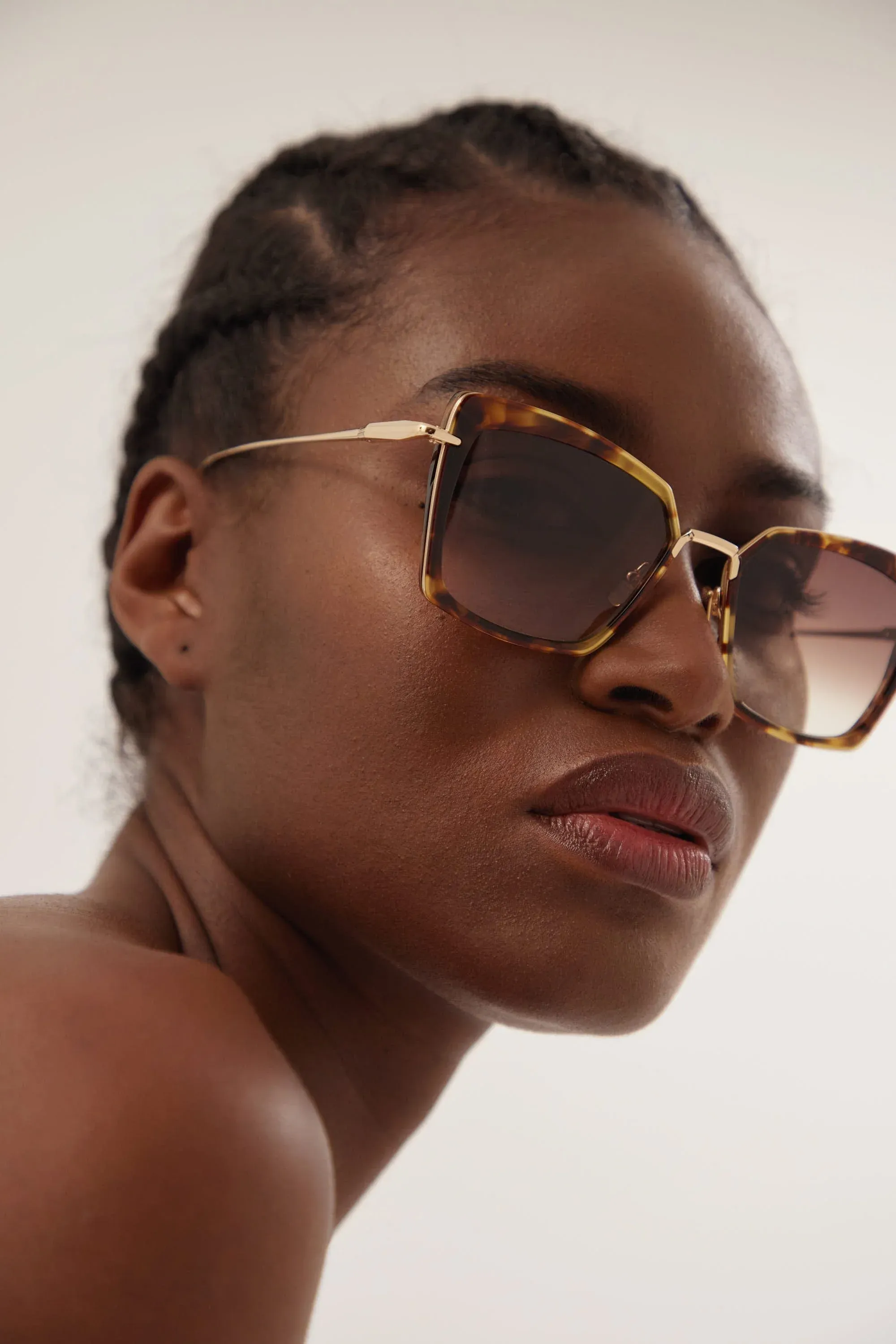 Dita PERPLEXER havana and gold cat-eye sunglasses