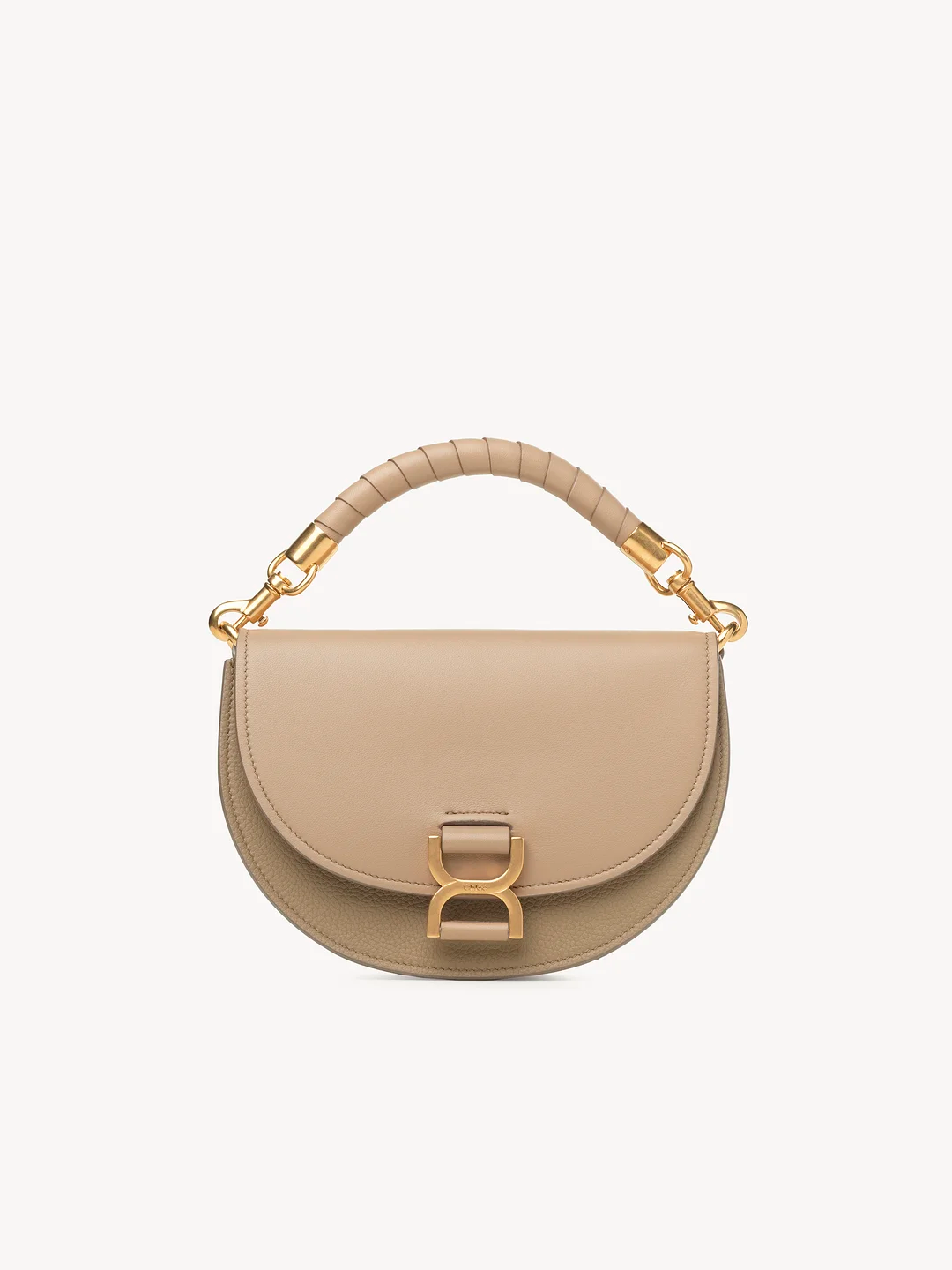 MARCIE CHAIN FLAP BAG IN GRAINED LEATHER