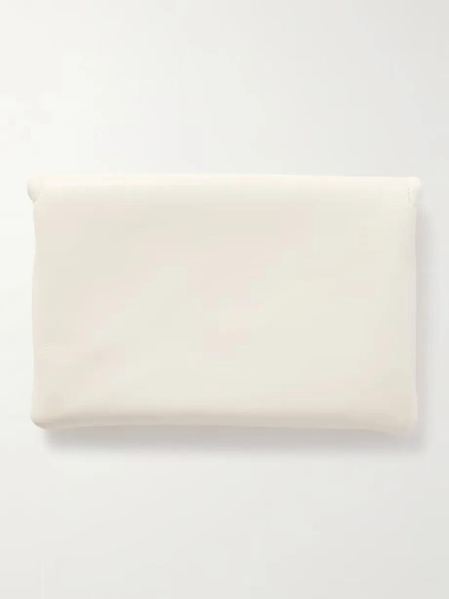 VLOGO leather clutch