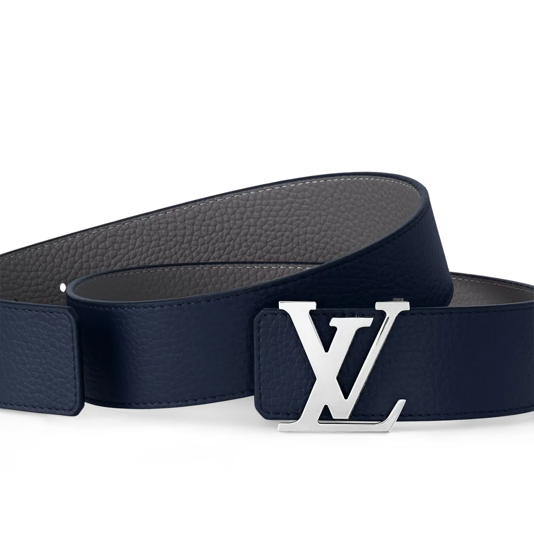 LV Initiales Taurillon 40mm Reversible Belt