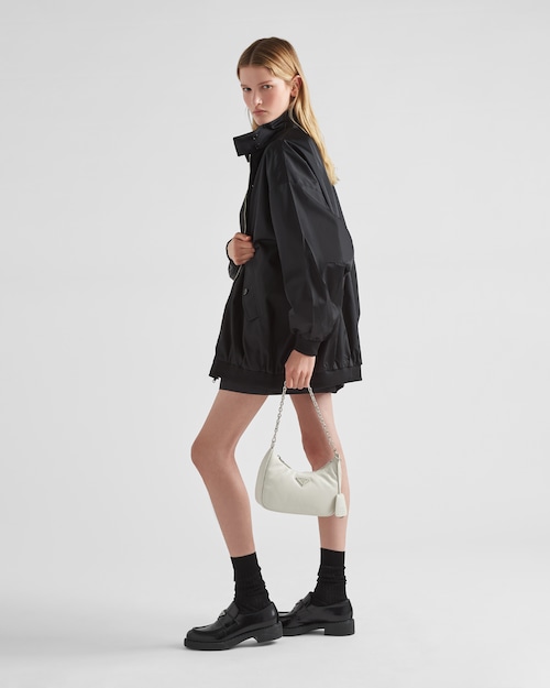 Padded nappa-leather Prada Re-Edition shoulder bag - White