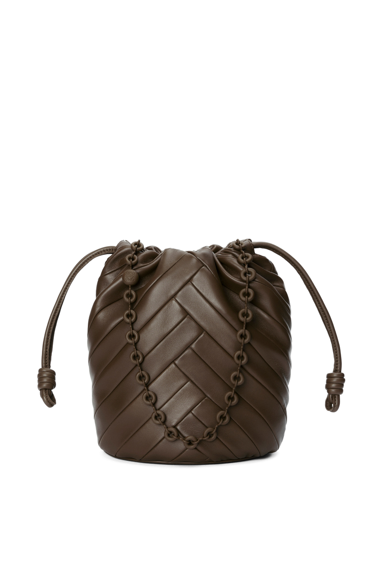 Flamenco Purse Bucket bag in mellow nappa lambskin