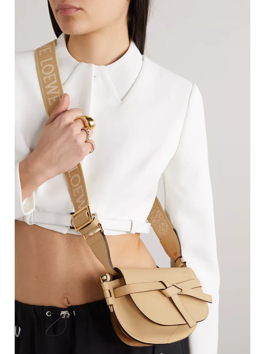 Gate Dual mini leather shoulder bag