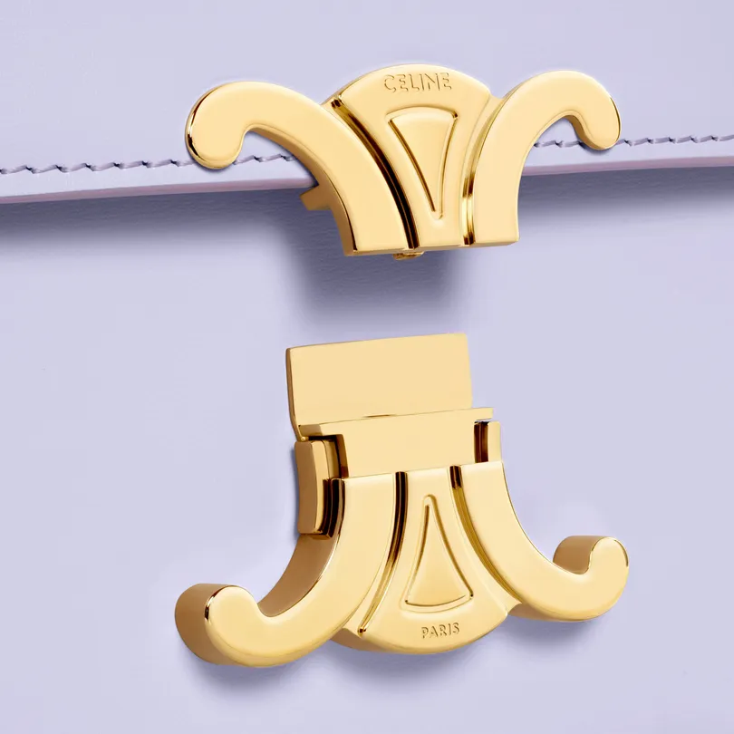 TEEN TRIOMPHE BAG IN SHINY CALFSKIN BRONZE