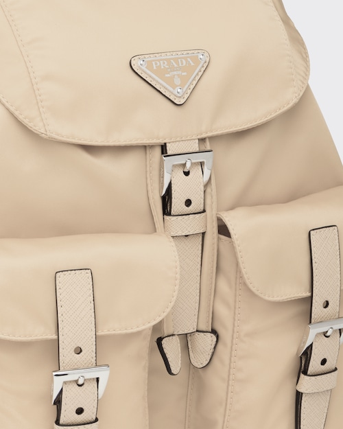 Prada Small Re-Nylon backpack - Desert Beige
