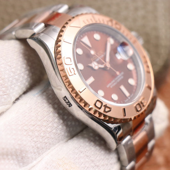 Yacht-Master 40mm Stainless Steel & Rose Gold Black 126621-0002