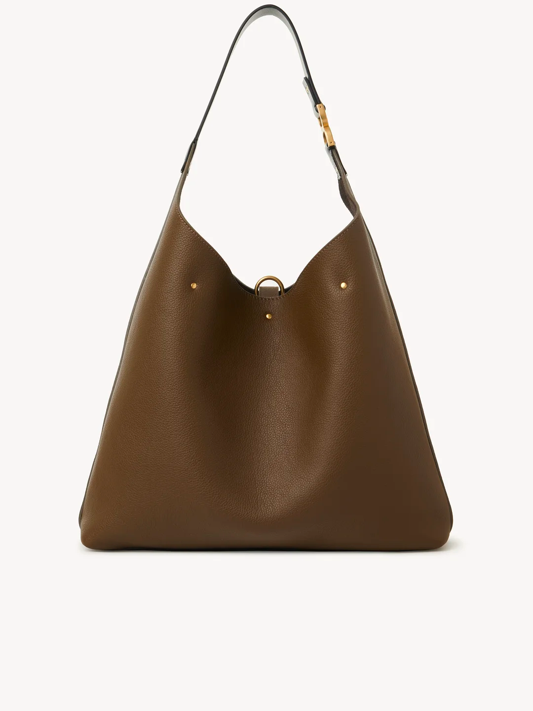 MARCIE HOBO BAG IN GRAINED LEATHER
