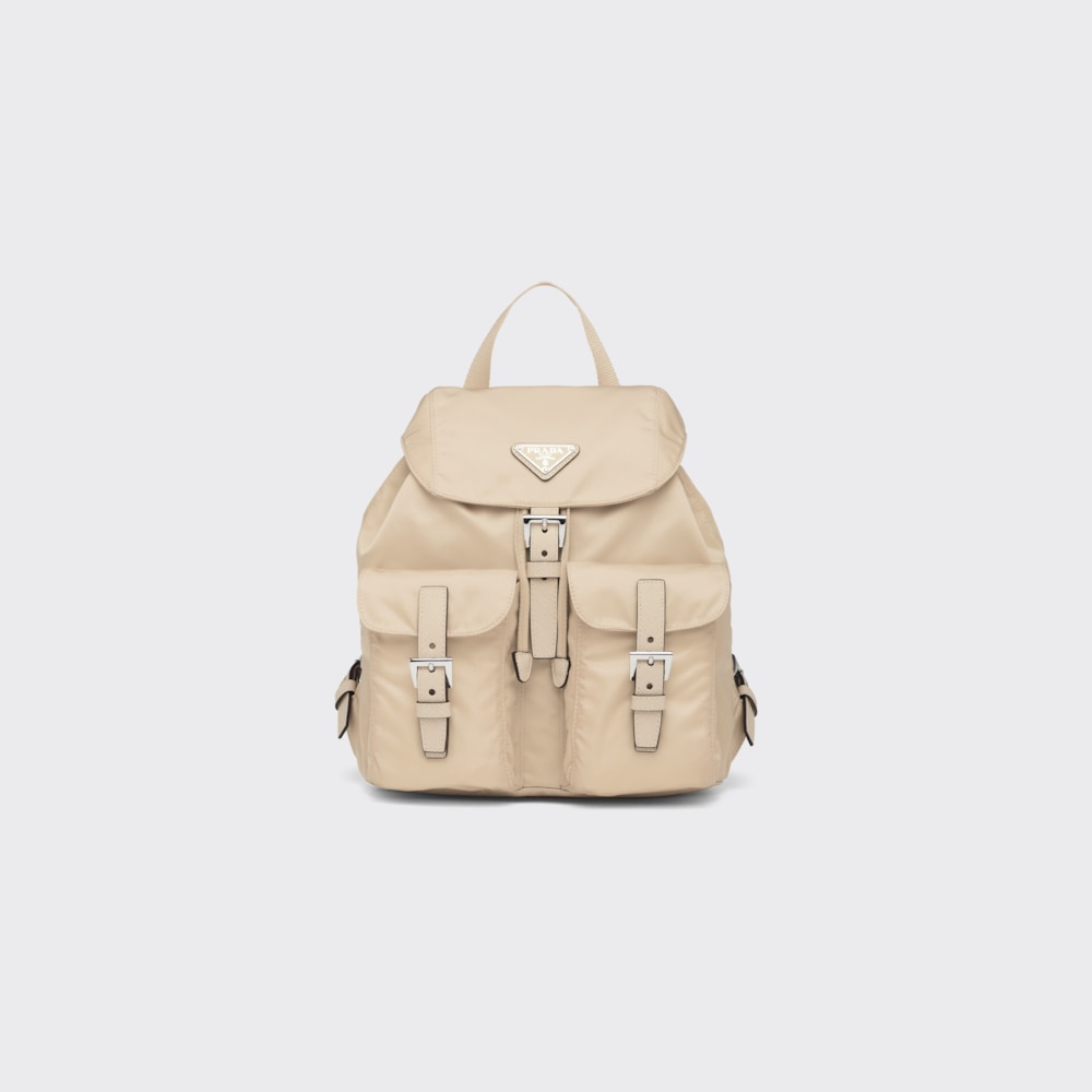 Prada Small Re-Nylon backpack - Desert Beige