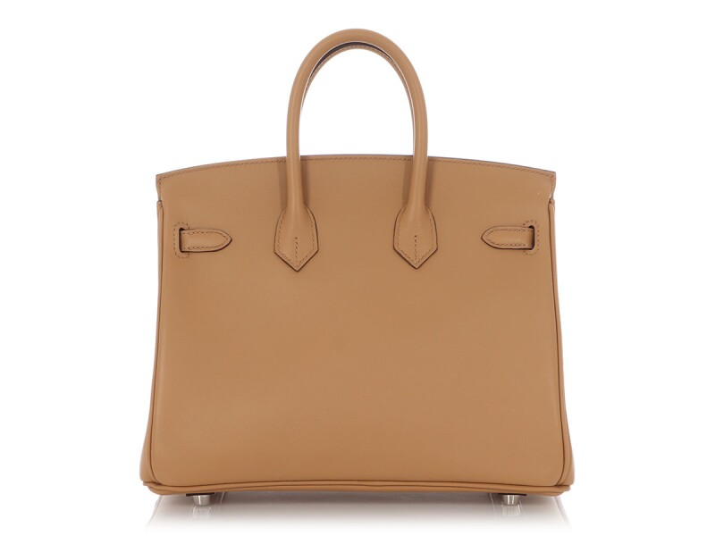 Biscuit Swift In and Out Birkin 25 Palladium Hardware