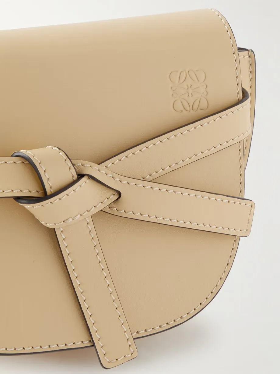 Gate Dual mini leather shoulder bag