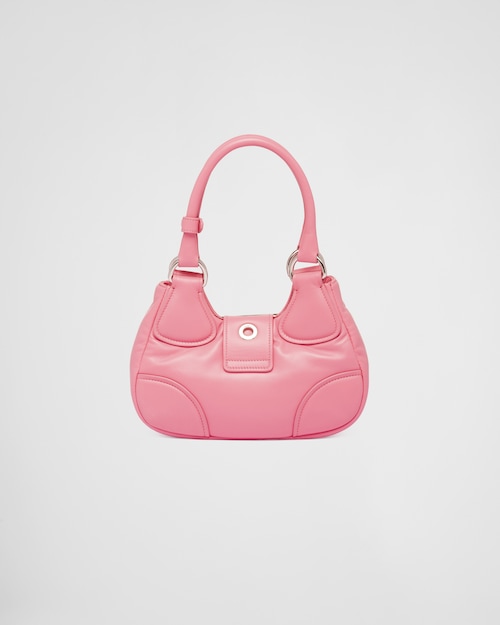 Prada Moon padded nappa-leather bag - Geranium Pink
