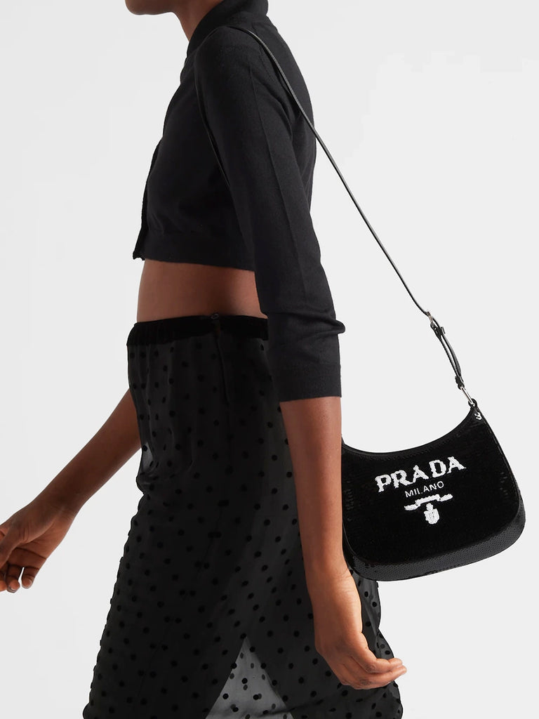 Prada Cleo Sequinned Bag