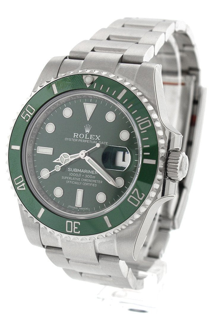 Submariner Hulk Date 40 Green Dial Mens Watch 116610LV 116610