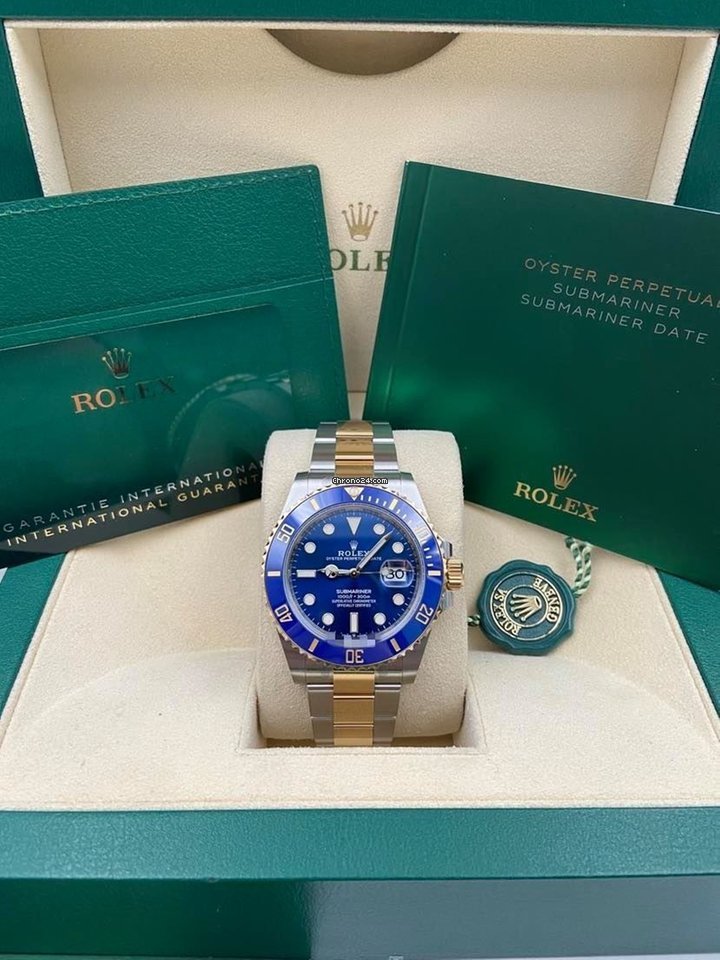 Submariner Date 41mm Blue Dial Two Tone 126613LB 2021 Unworn