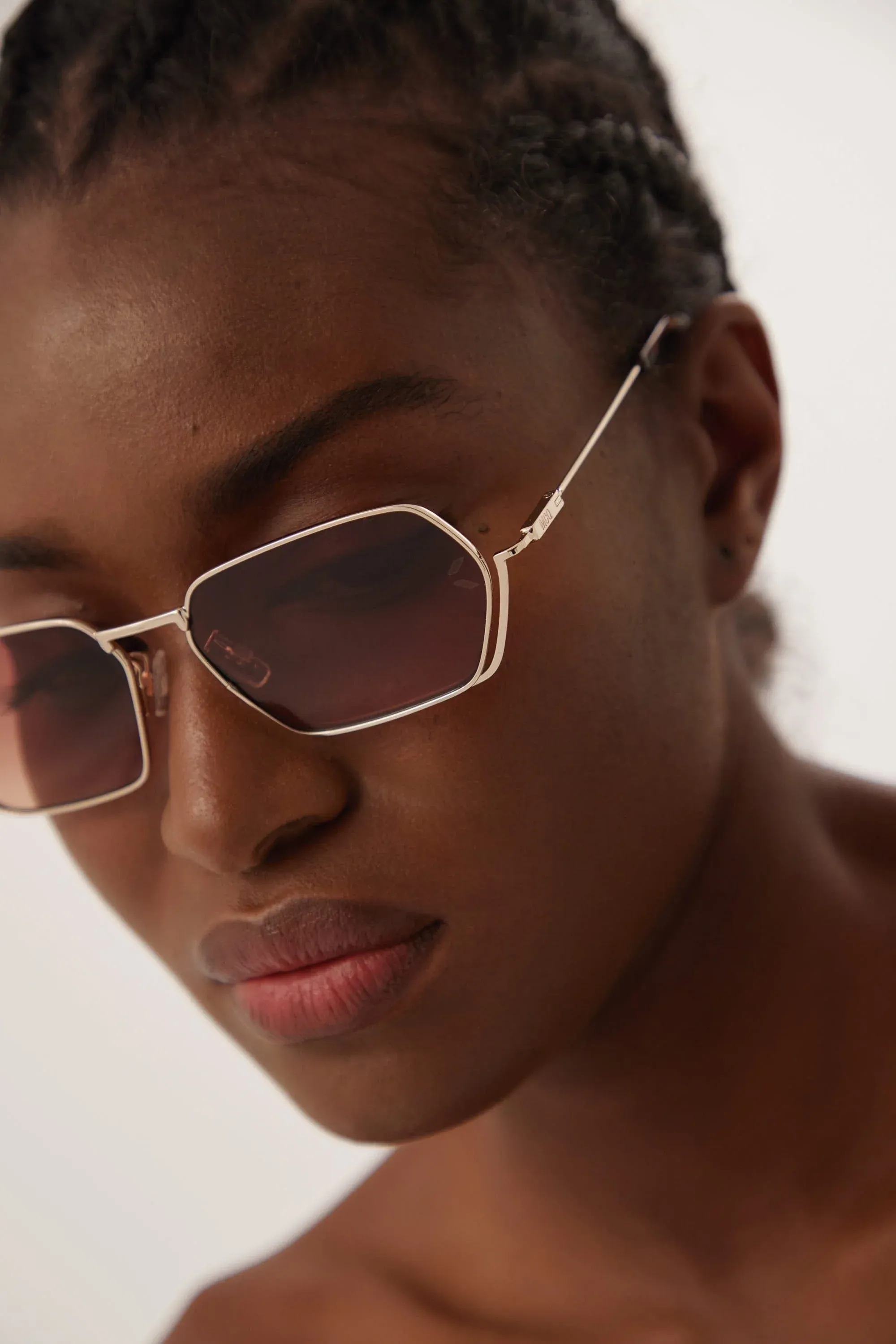 MCQ metal geometrical sunglasses