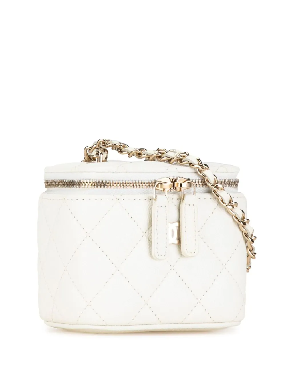 Mini Caviar Vanity Case with Chain crossbody bag