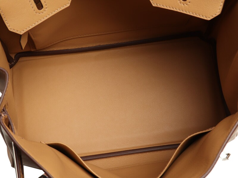 Biscuit Swift In and Out Birkin 25 Palladium Hardware