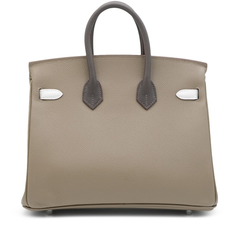 Etoupe, Gris Pale and Ebene Birkin 25 Palladium Hardware