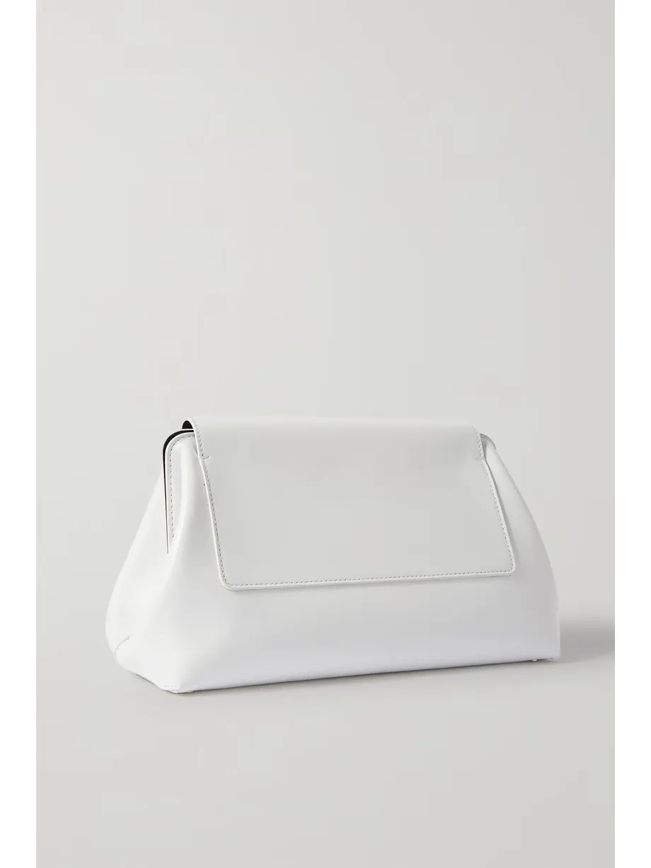 + NET SUSTAIN Penelope leather clutch