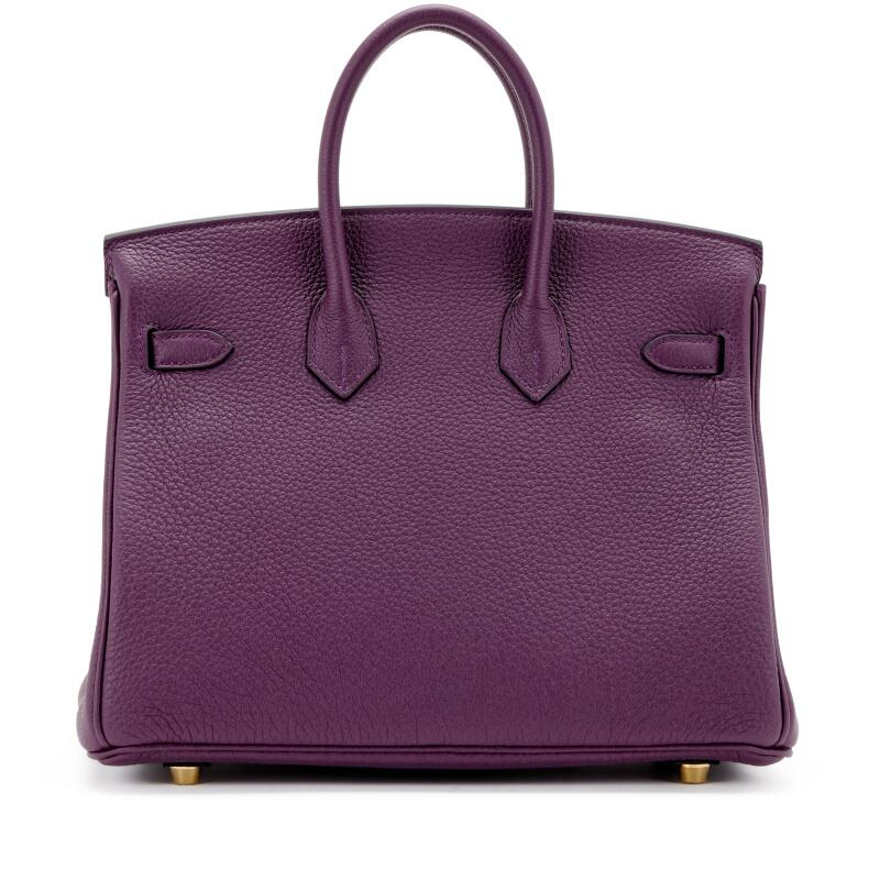 Cassis Togo Birkin 25 Gold Hardware