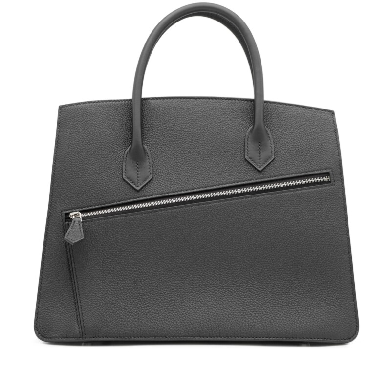 Hermès Black Togo and Swift Birkin Sellier en Désordre 30 Gold Hardware