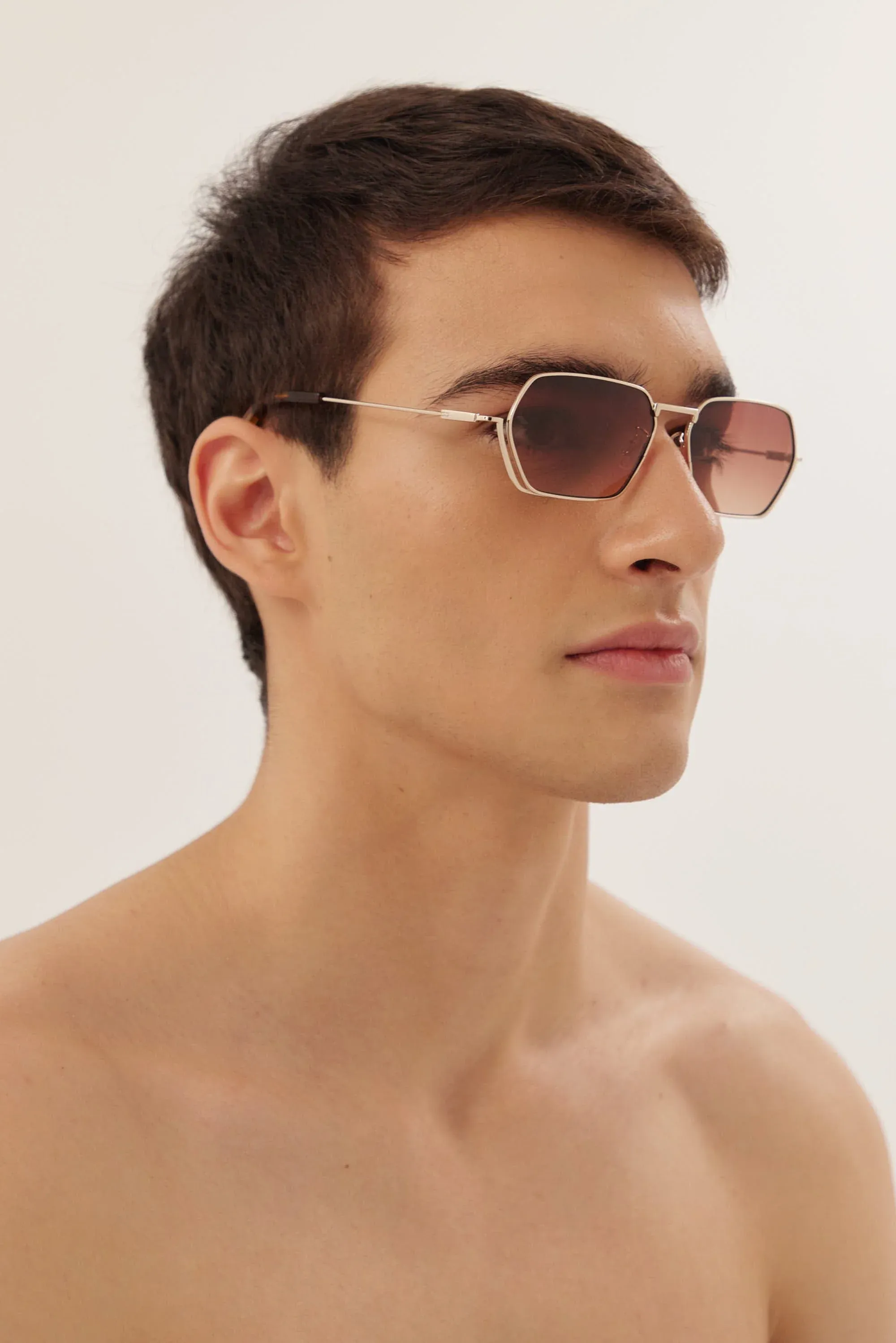 MCQ metal geometrical sunglasses