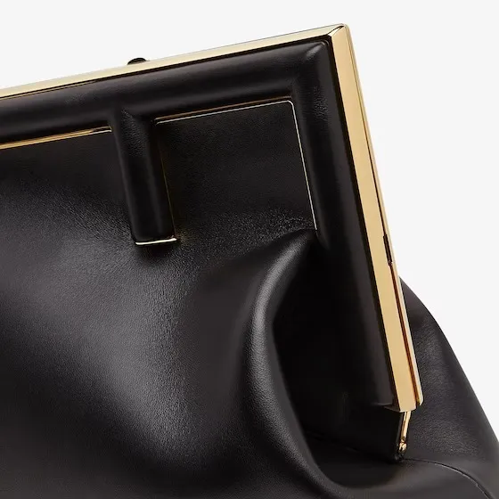 Fendi First Black nappa leather bag