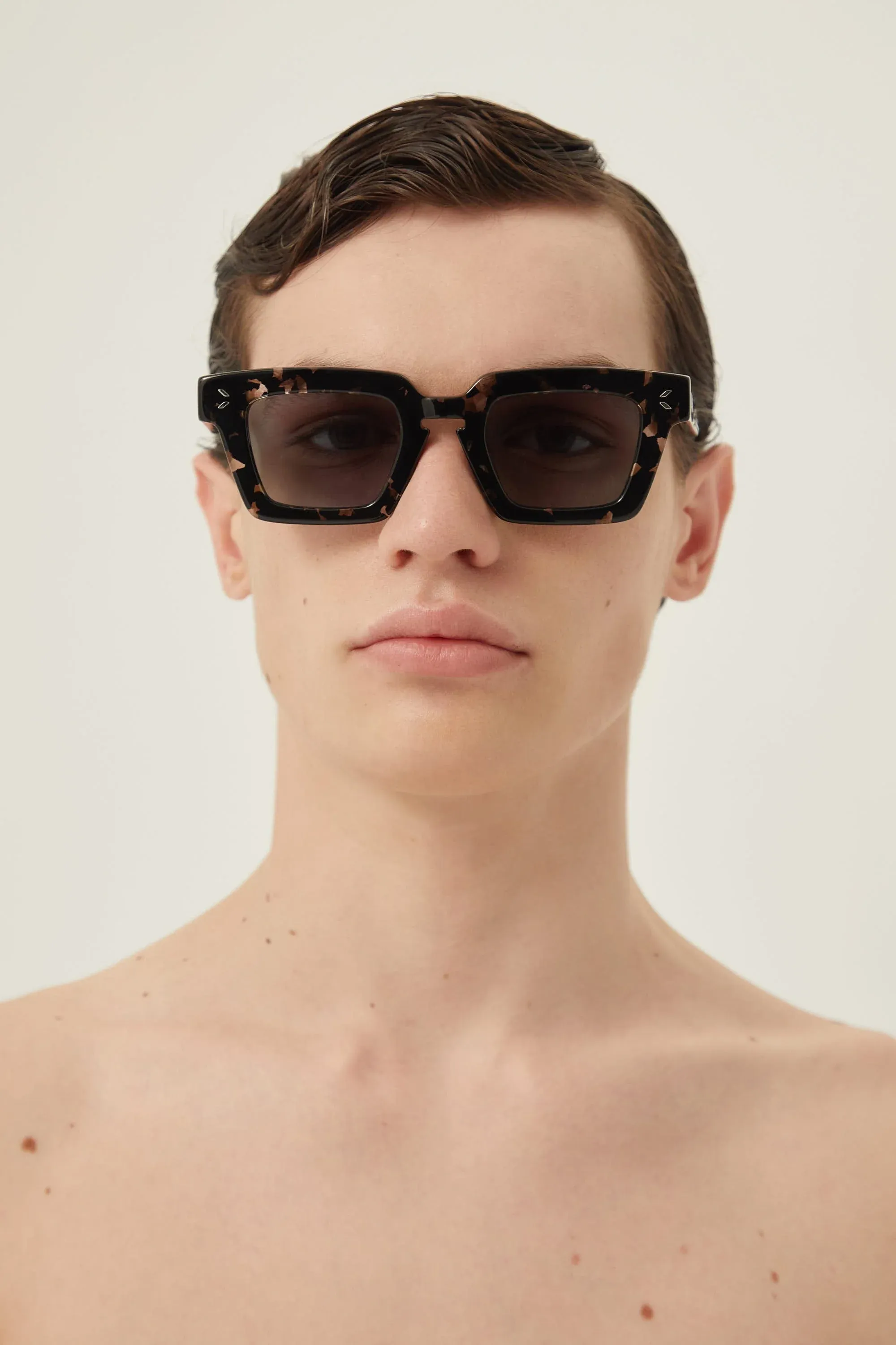 MCQ havana rectangular sunglasses