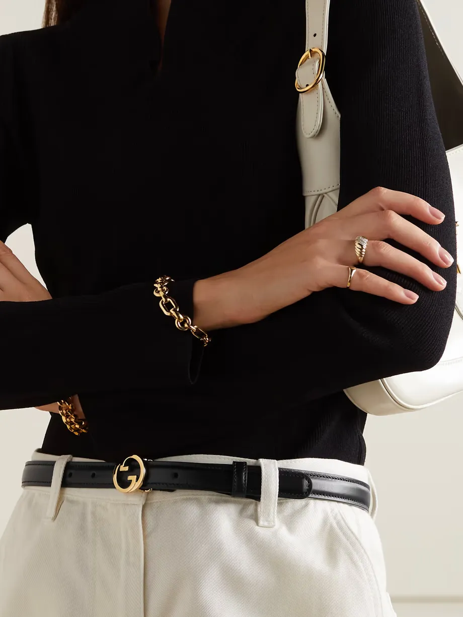 Blondie leather belt