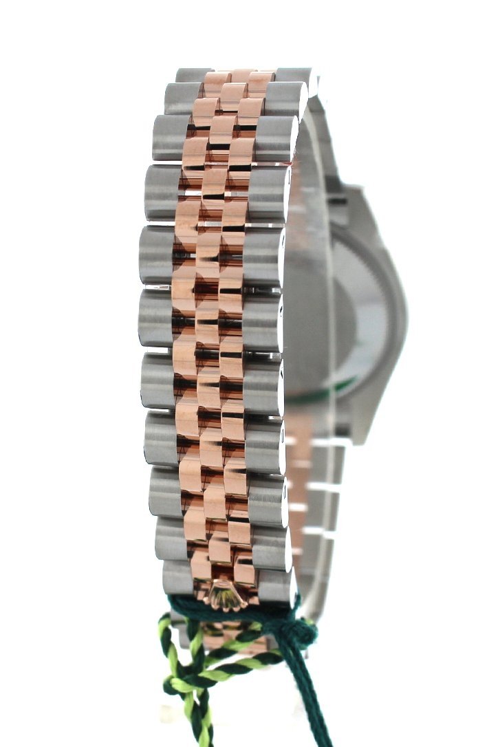 Datejust 31 Pink Raised Floral Motif Dial 18K Rose Gold Two Tone Jubilee Ladies Whatch 178241