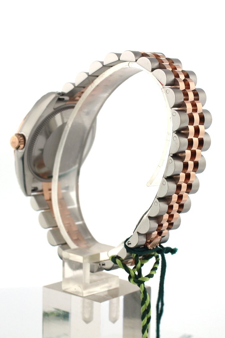 Datejust 31 Pink Raised Floral Motif Dial 18K Rose Gold Two Tone Jubilee Ladies Whatch 178241