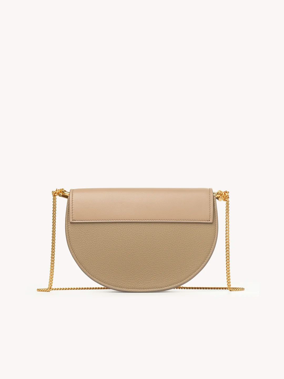 MARCIE CHAIN FLAP BAG IN GRAINED LEATHER