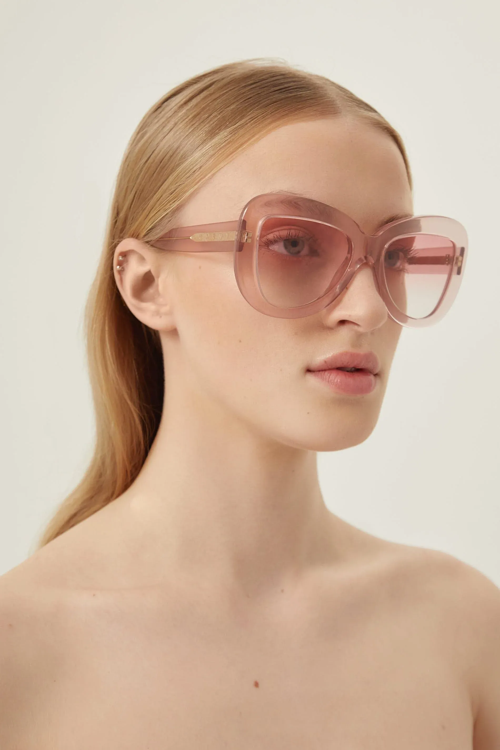 Marni butterfly milky pink sunglasses
